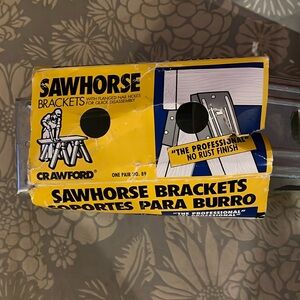 ONE SET OF NEW SAWHORSE BRACKETS !